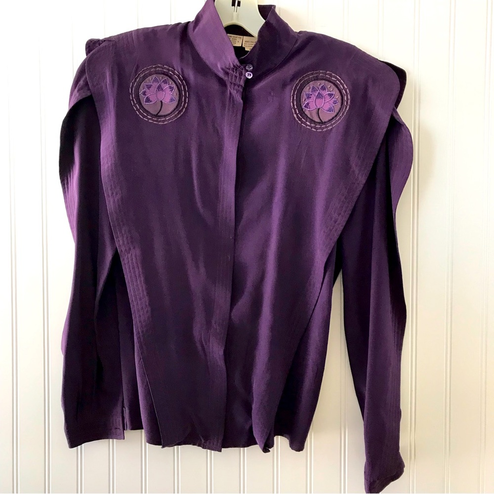 Mercedes & Adrienne Silk Blouse